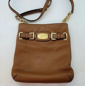 Michael Kors Tan Crossbody Bag with Gold Accents